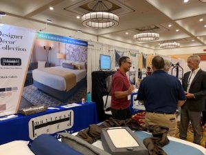 Mattress Safe's booth at the 2022 Guest Supply Show